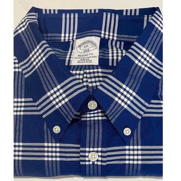 Brooks Brothers Men's Long Sleeves Button Down Sport Shirt Size XXL New - Picture 1 of 8